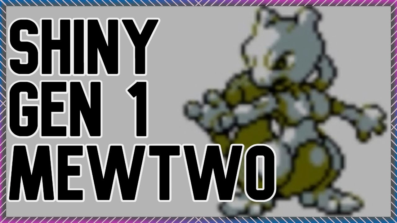 LIVE Gen 1 Shiny Mewtwo in 13,756 Resets in Pokemon Yellow VC!!!!!