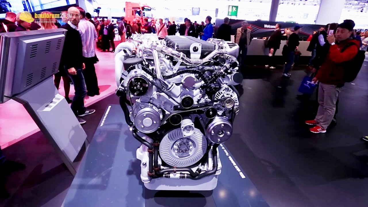 MAN D38 Sechszylinder Diesel Motor mit 640 PS - IAA Nutzfahrzeuge