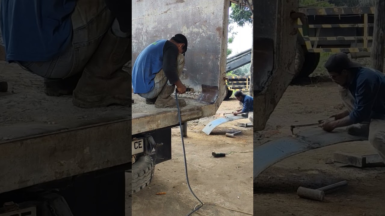 truck body welding#shorts #welding #truck #maintenance