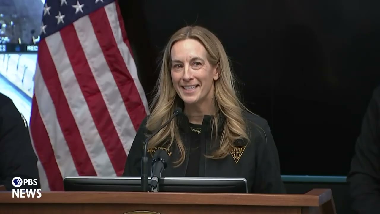WATCH: New Jersey Gov. Sherrill holds news conference after major winter storm