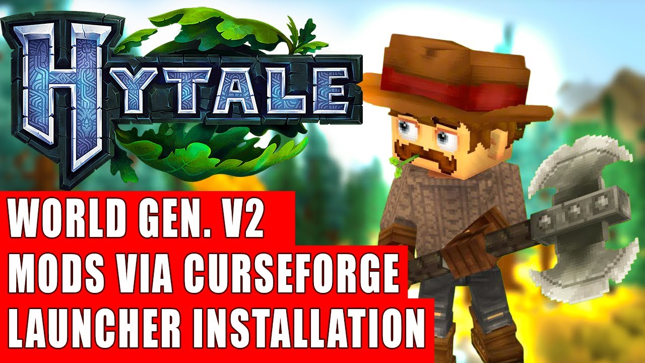 HYTALE Launcher installieren | World Gen. V2 | Modding via Curseforge! | Deutsch News Update