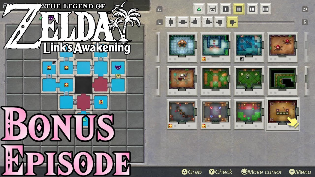 Zelda: Link's Awakening — Бонус: Primitive Dungeon Maker