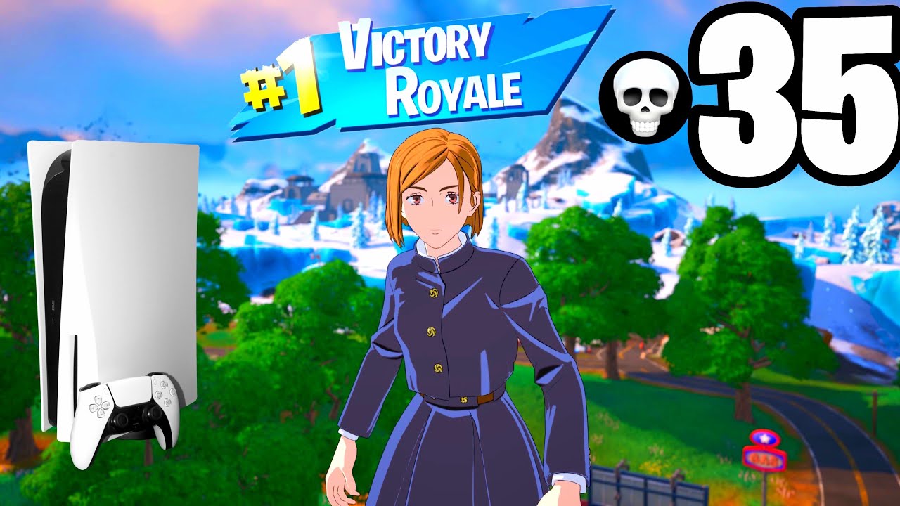 Nobara Kugisaki Skin Gameplay: 35 Kill Zero Build Solo Squad Win in Fortnite Ch. 4, Season 3