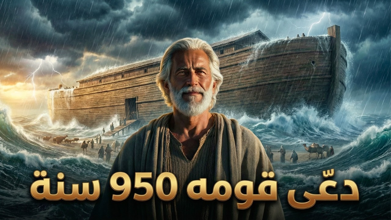 النداء الأخير قبل الطوفان | قصة نوح والطوفان كاملة