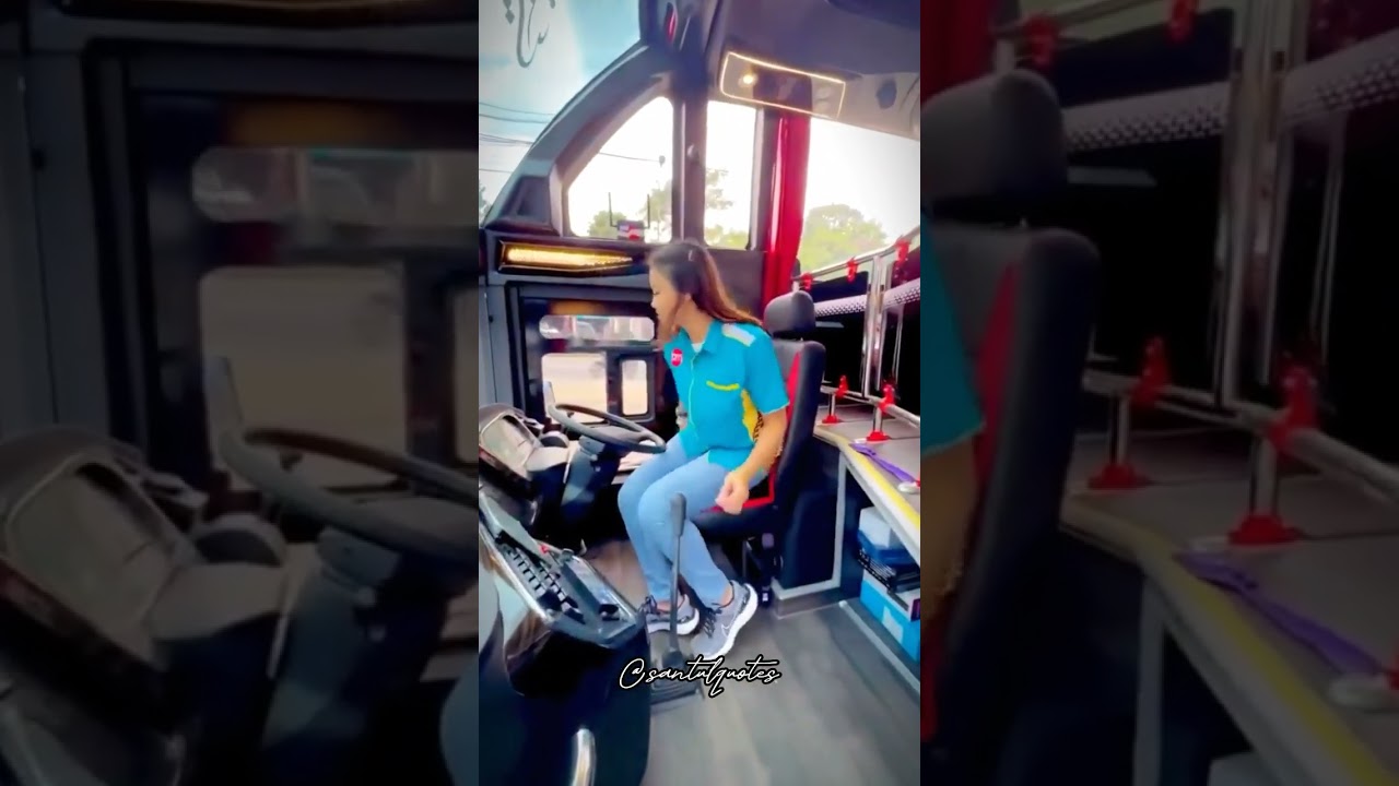 Supir Bus Cantik#supirindonesia #cantik #viral