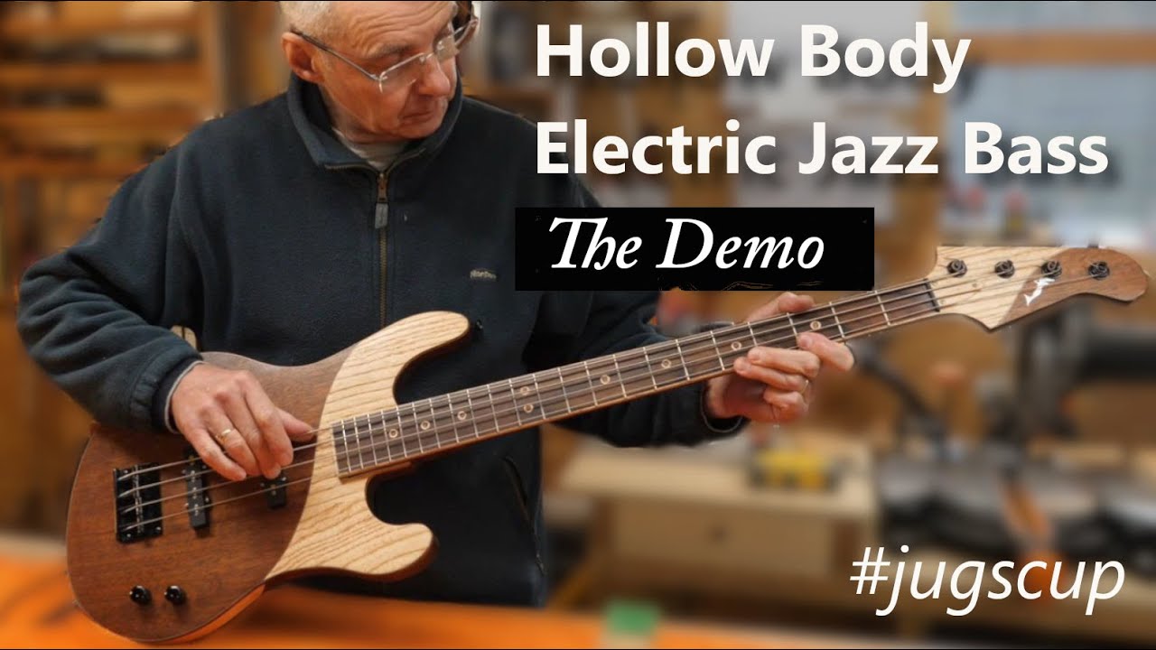 An electric jazz bass with a difference!  #jurgscup bass guitar - the demo video