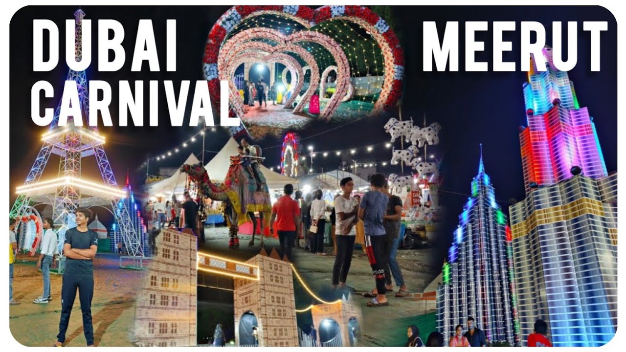 Dubai Carnival Mela Vlog 2024 | Dubai Carnival Mela In Meerut 2024 @vinitpal2004