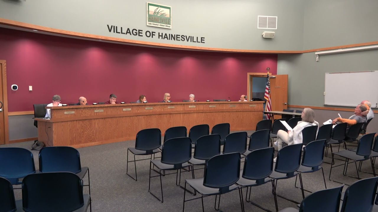 Village of Hainesville Regular Board Meeting June 24, 2025