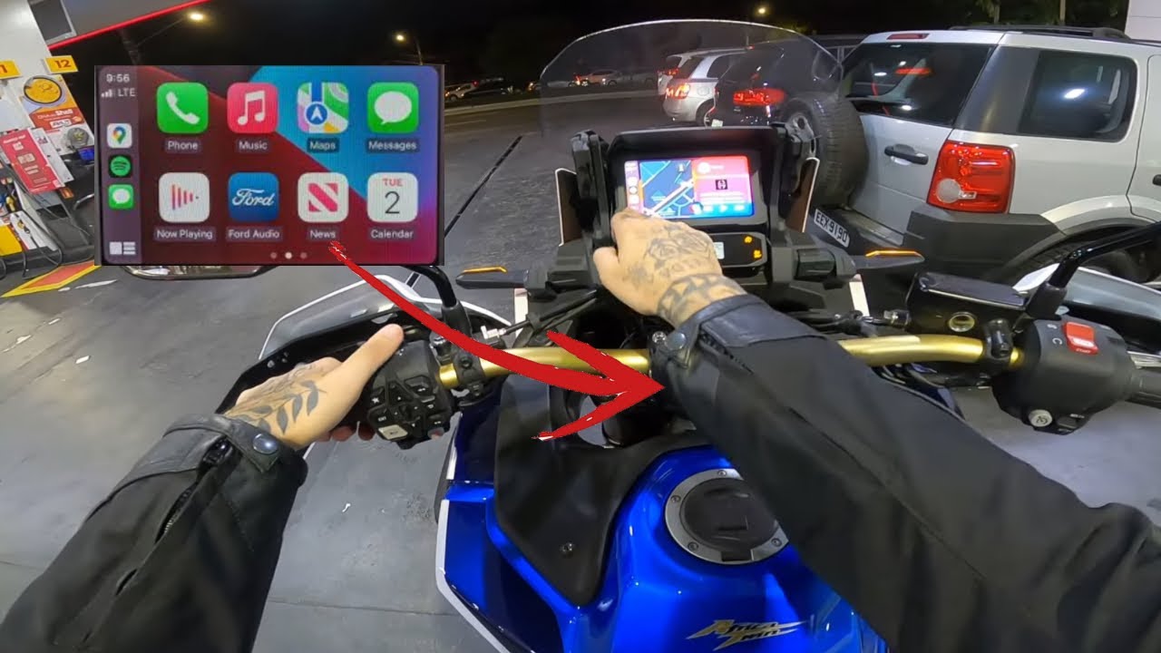O PAINEL DA MOTO É UM IPHONE (AFRICA TWIN ADVENTURE 2024)
