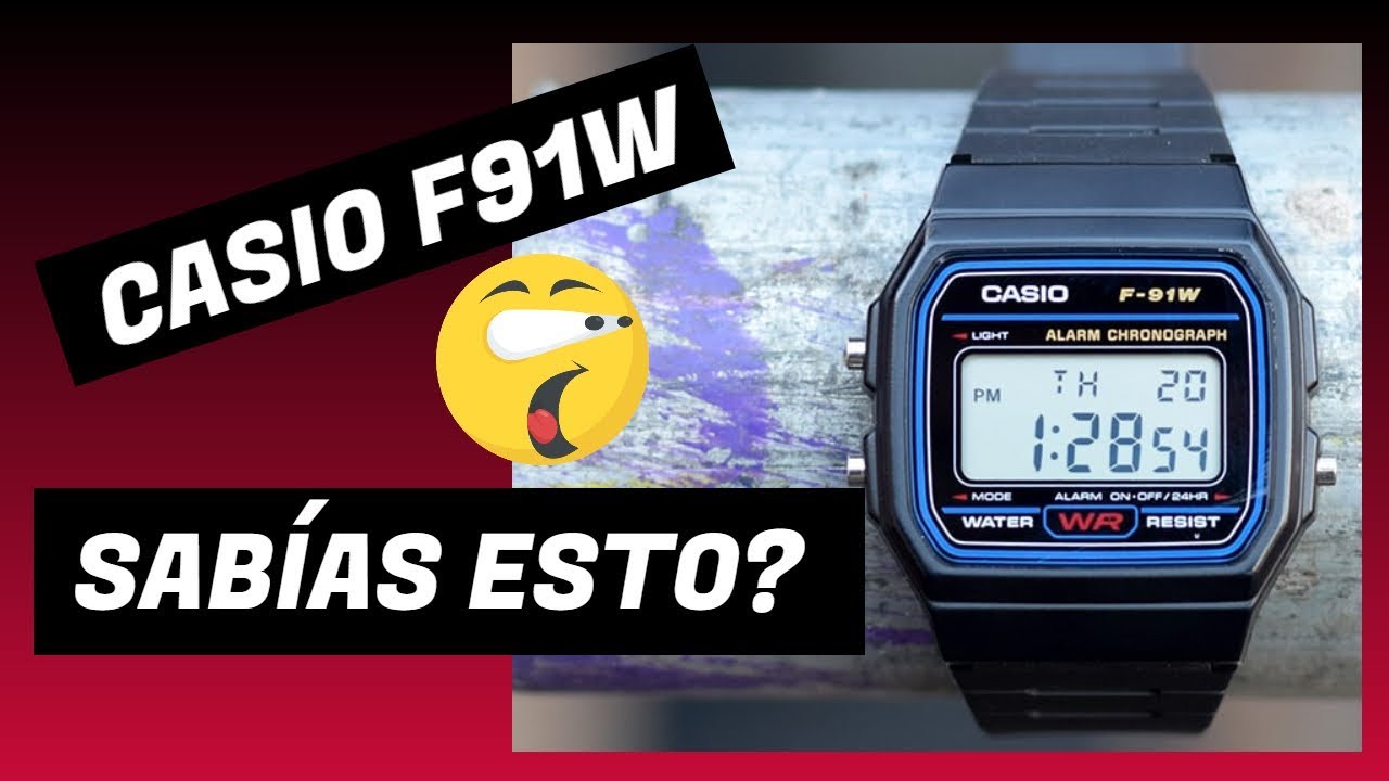 Casio F91w el Mejor Reloj de la Historia - ¿Sabías Esto?😲