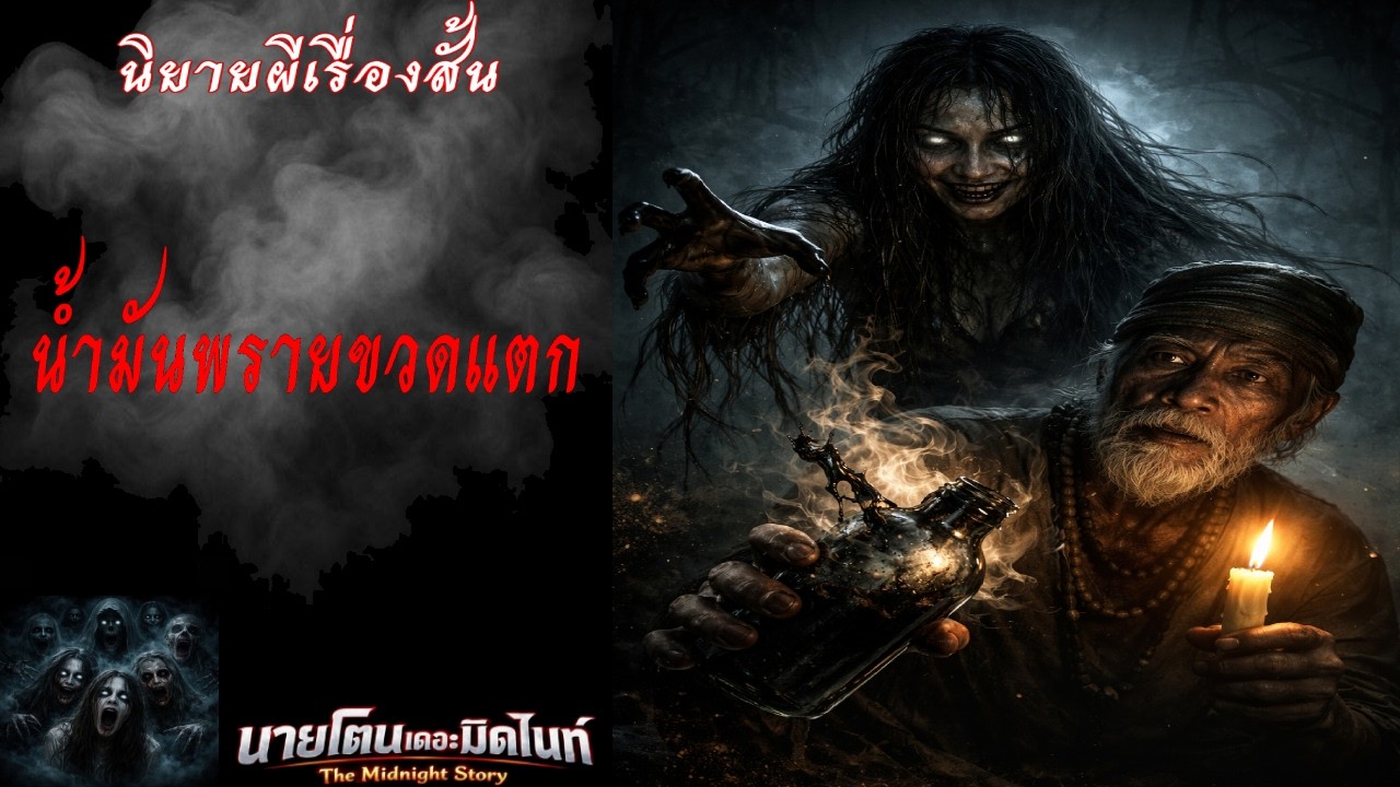 นิยายผีเรื่องสั้น : ตอน น้ำมันพรายขวดแตก