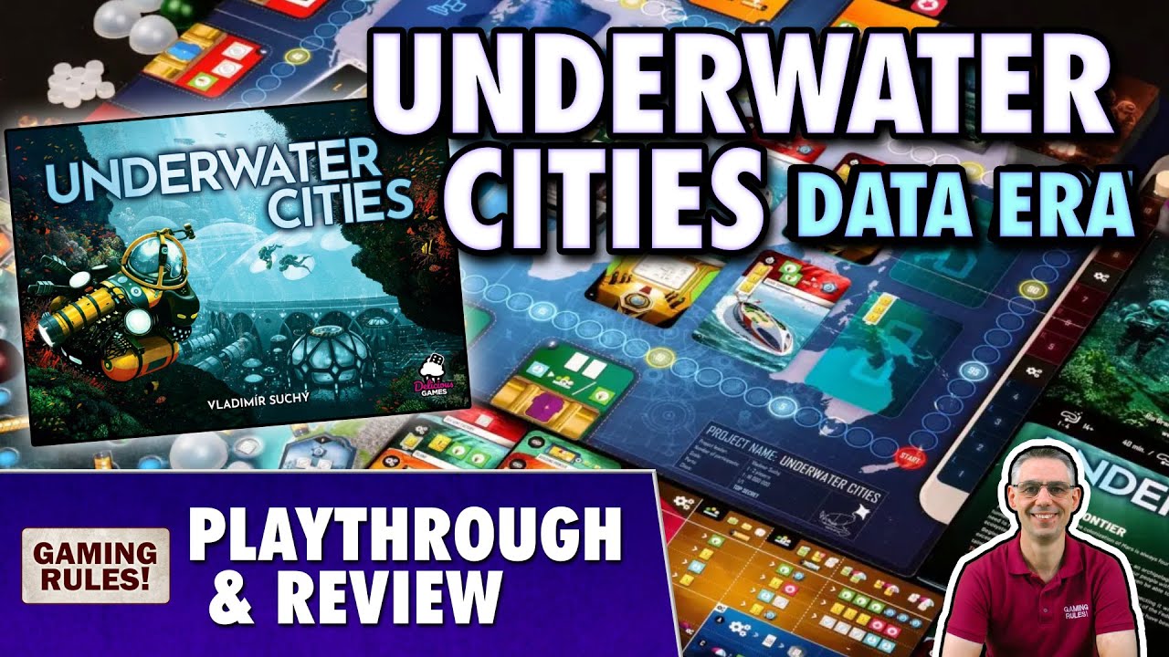 Underwater Cities: Data Era expansion - Playthrough & Review
