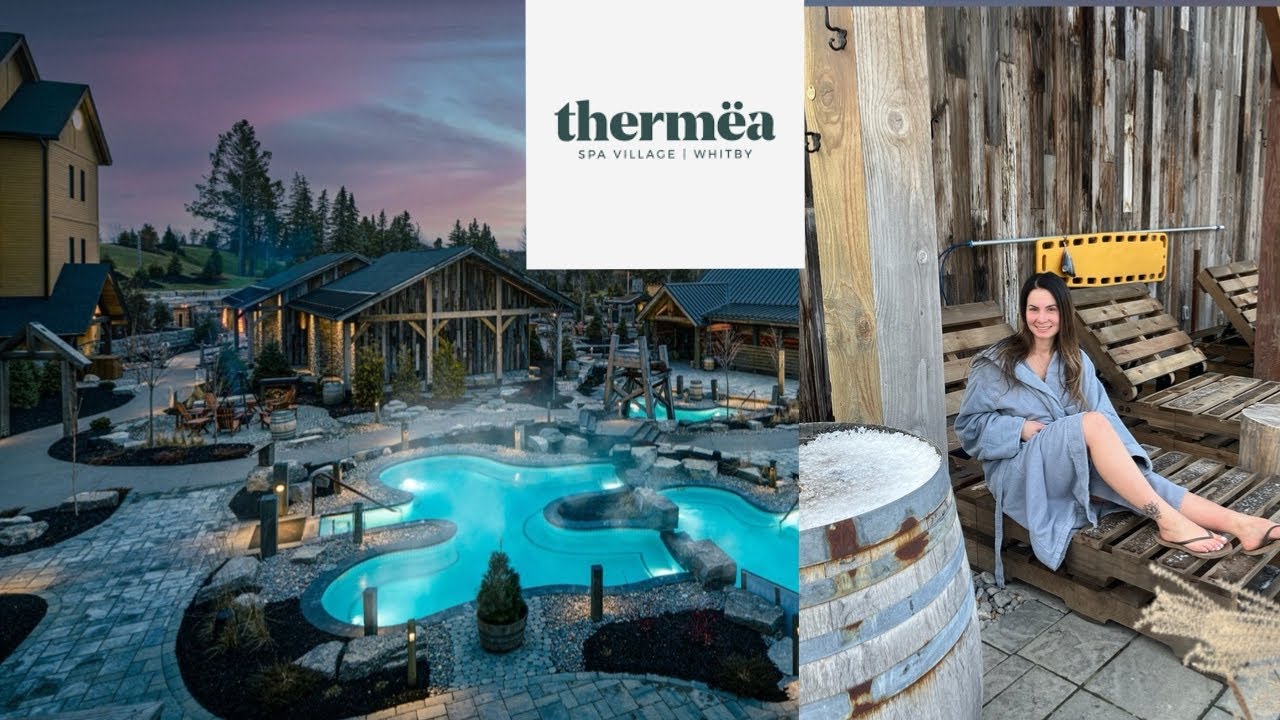 Thermea Spa Village Whitby March 2025 in the Winter