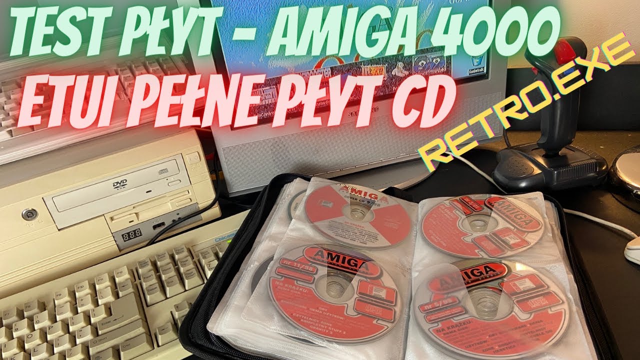 Amiga 4000 i kolekcja płyt CD - czy zadziałają?