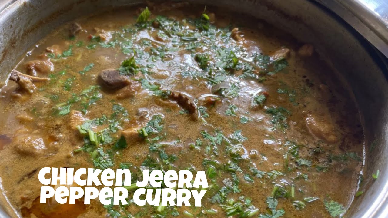 CHICKEN JEERA PEPPER CURRY | JEERE MEERE CHICKEN CURRY | MANGALOREAN CHICKEN JEERA MEERA RECIPE
