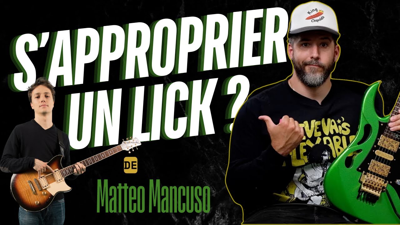 Ce Lick de MATTEO MANCUSO va Booster ton JEU ! Apprends à le RÉUTILISER !