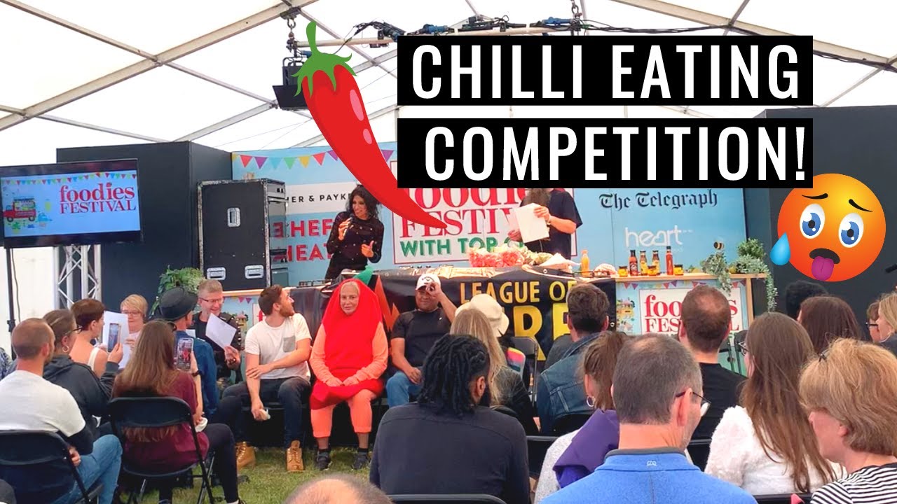 Festival Vlog - Chilli Eating Contest at Foodies Festival 2021