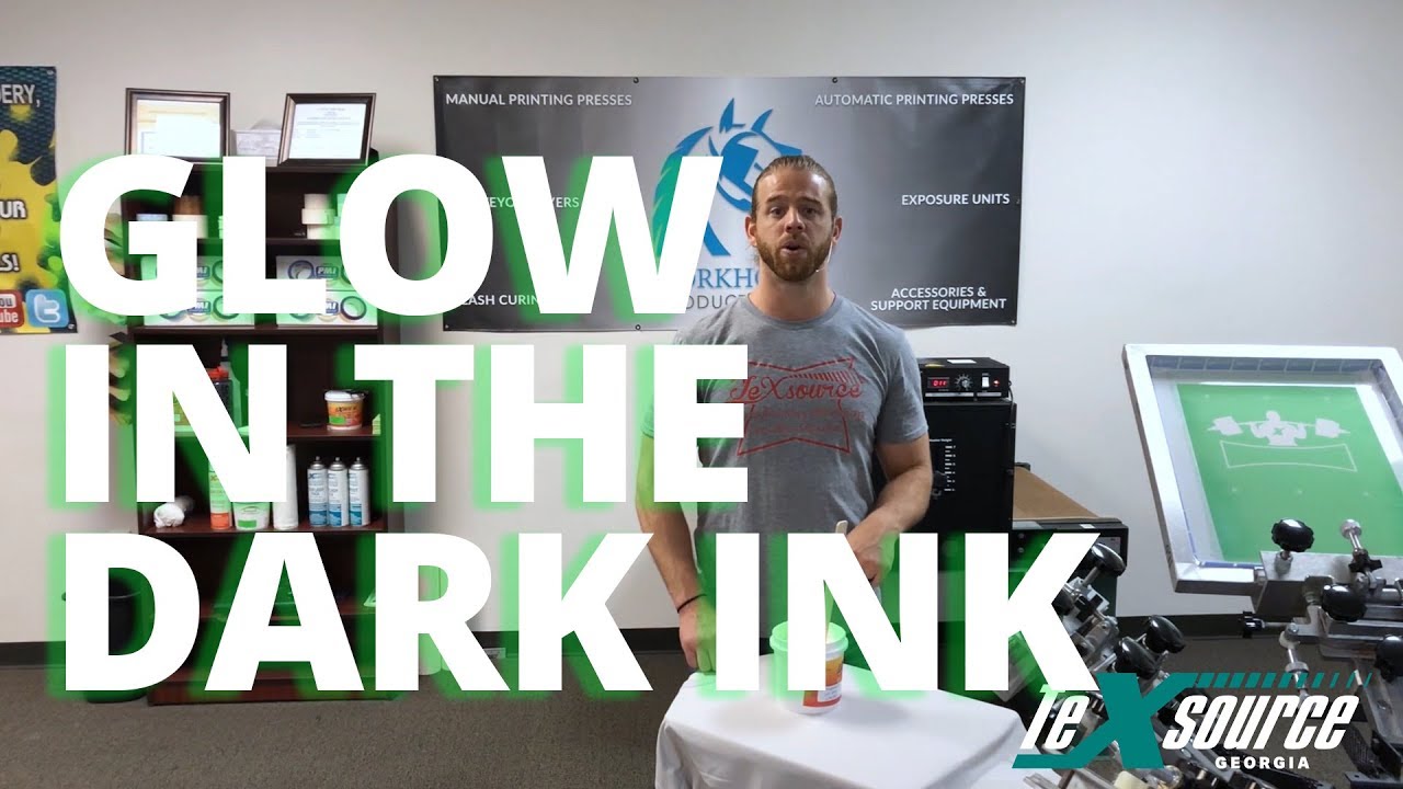 How To Screen Print Glow In The Dark Ink