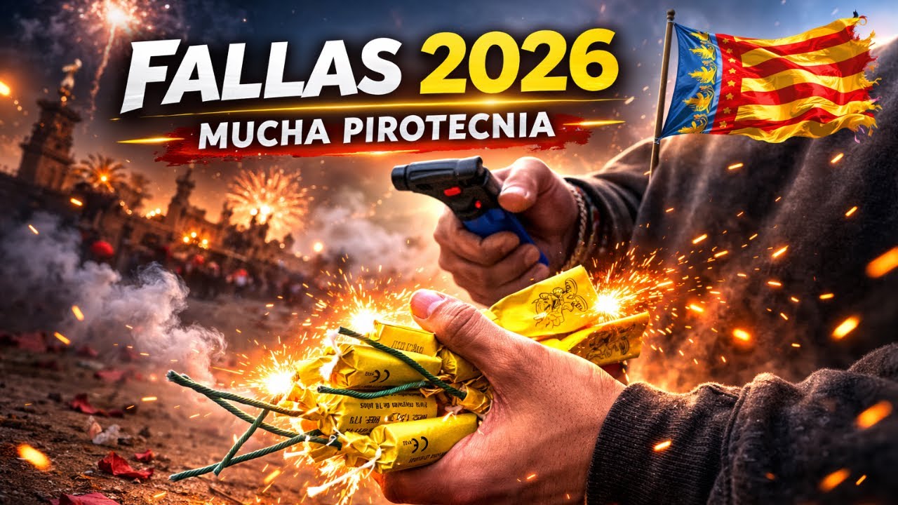 Fallas de Valencia 2026 *MUCHA PIROTECNIA* vlog especial🎆🔥