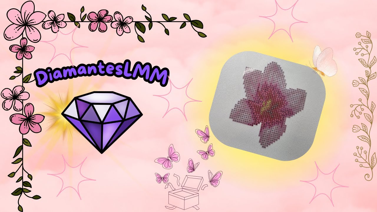 👉 Mini Dazzle de Flores 💐 Diamond Painting Súper Brillante | ASMR Relajante