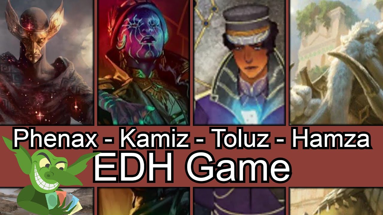 So much blue! Phenax vs Kamiz vs Toluz vs Hamza #edh / #cmdr game play for Magic: The Gathering
