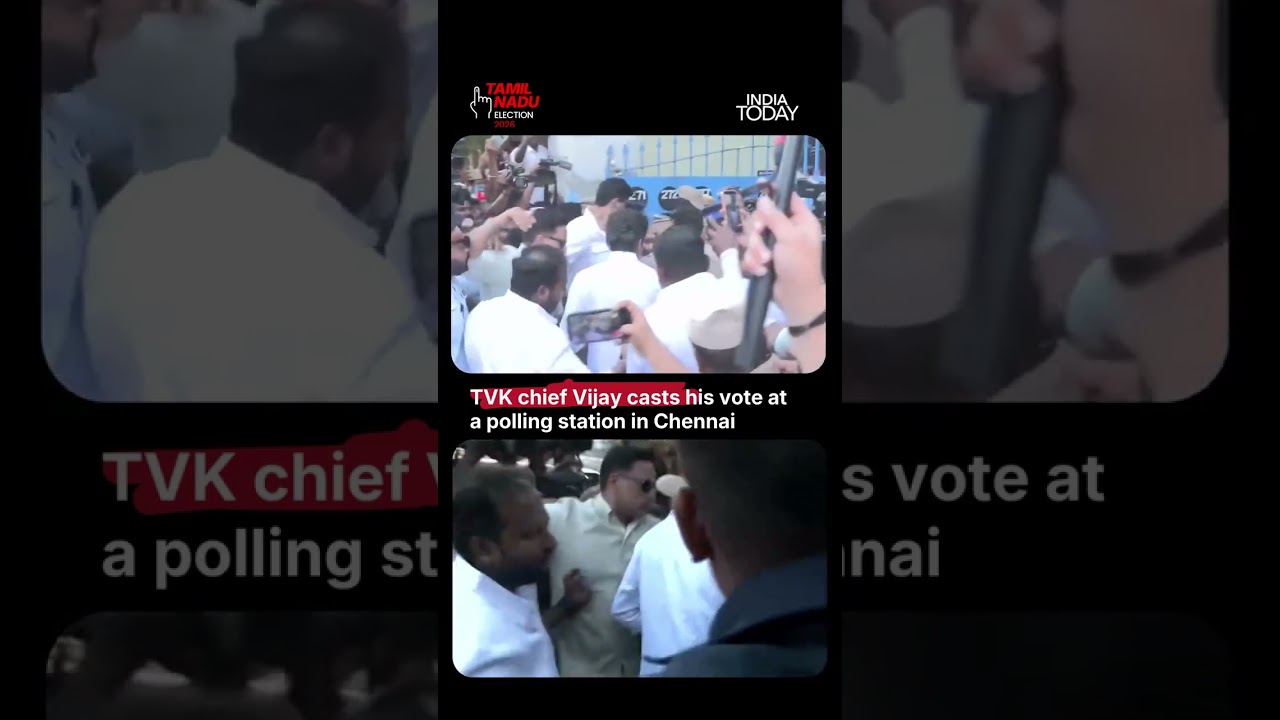 Tamil Nadu Elections 2026: Vijay Arrives To Vote In Chennai During Assembly Elections #tamilnadu