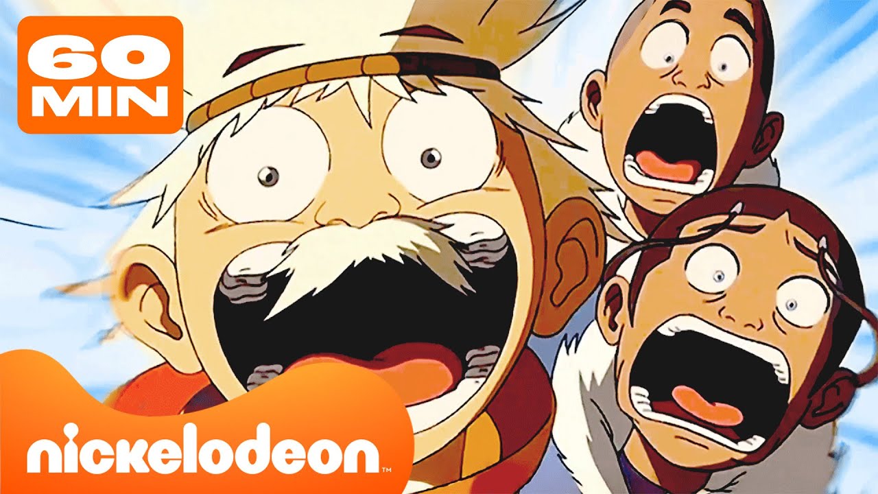 ¡Las aventuras más salvajes y divertidas de Avatar Aang! con Katara y Sokka | 1 hora | Avatar