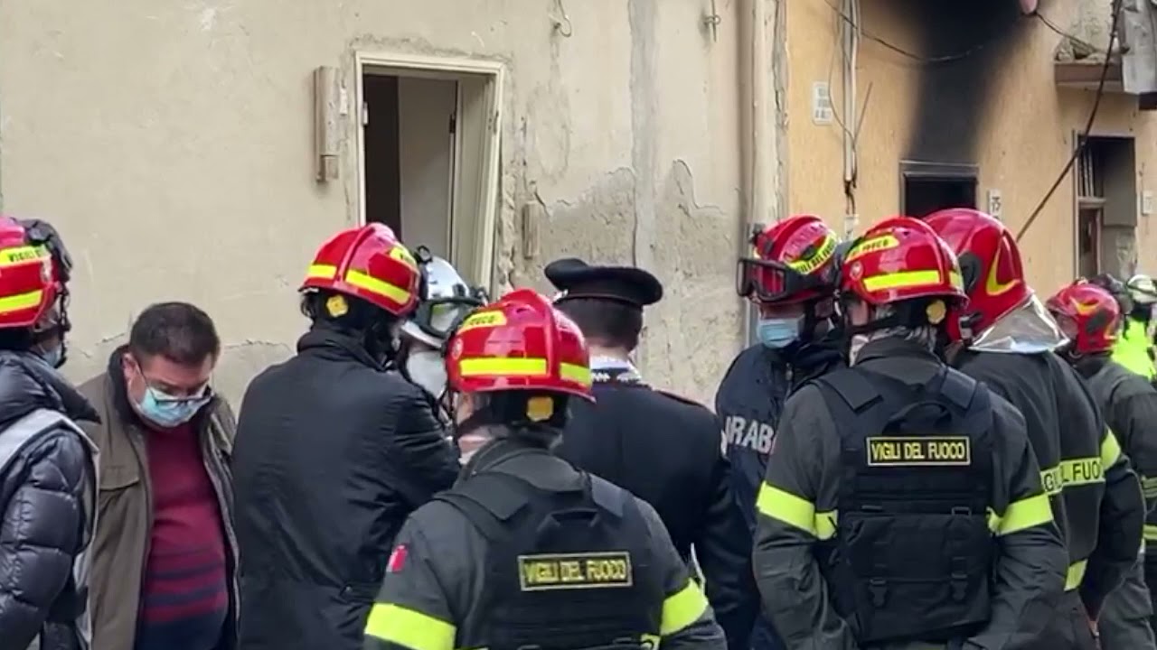 Ravanusa, il tragico momento dell'esplosione