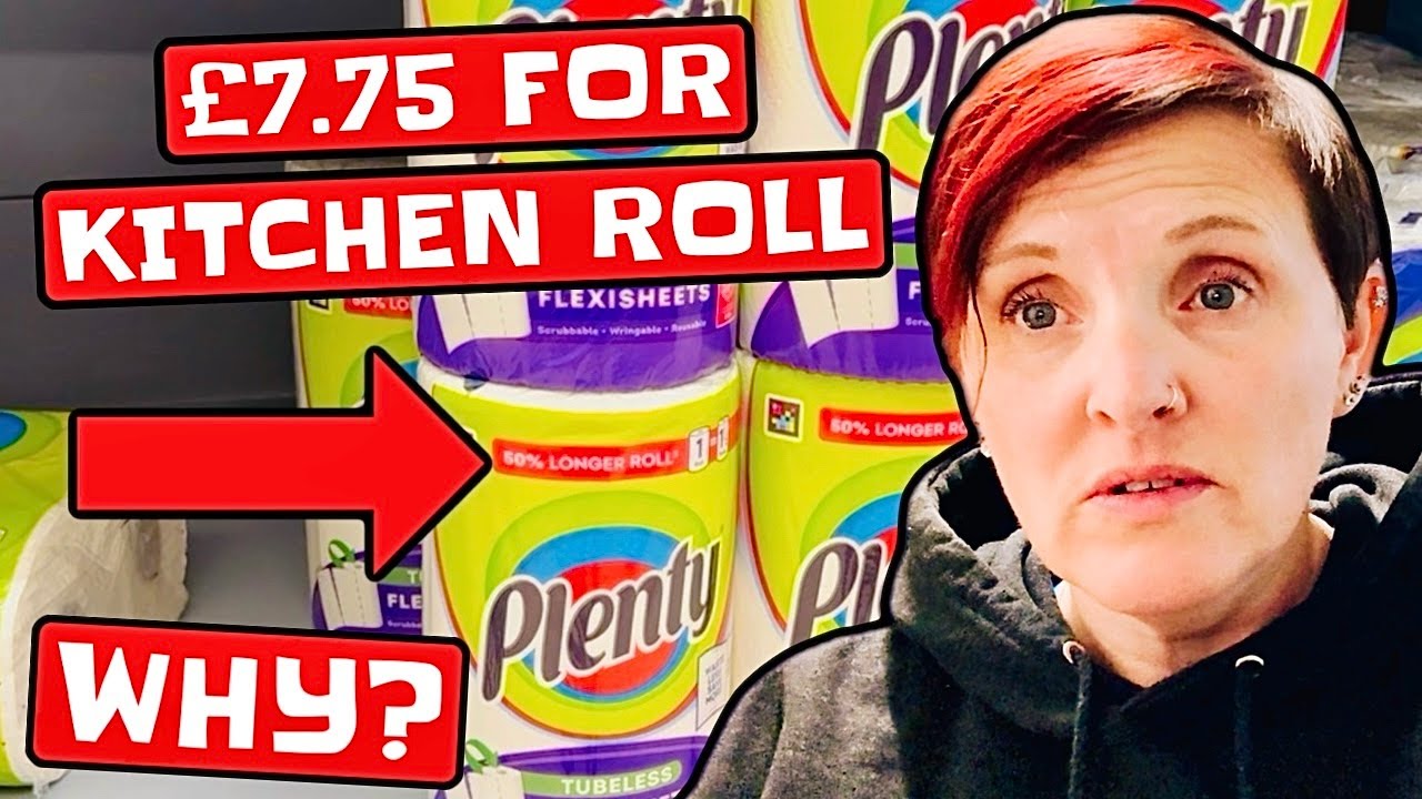 *£7.75 FOR KITCHEN ROLL* WHAT!! | WHY ARE GROCERIES SO EXPENSIVE? | Weekly Shopping HAUL