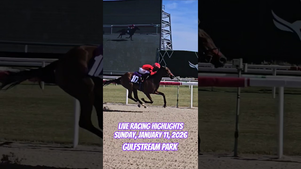 Live Racing Highlights, Sunday, January 11, 2026. 