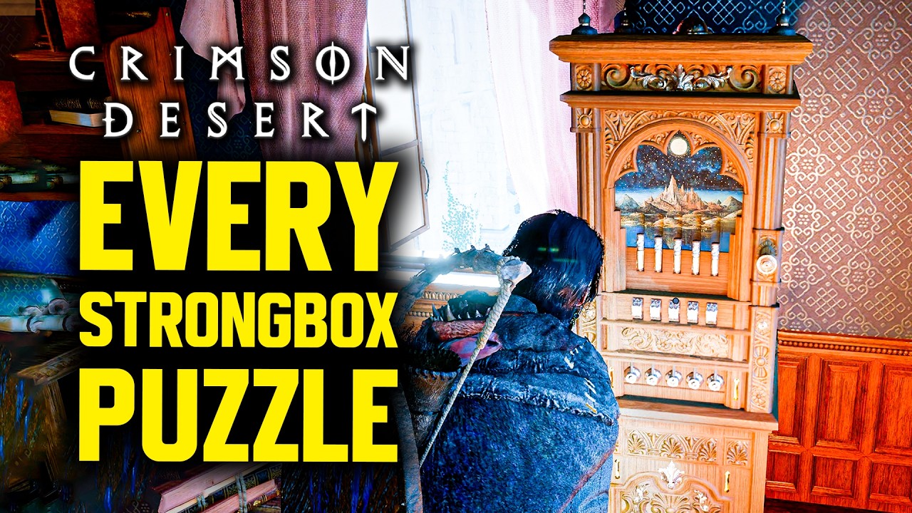 Crimson Desert - All Strongbox Puzzle Locations and Solutions