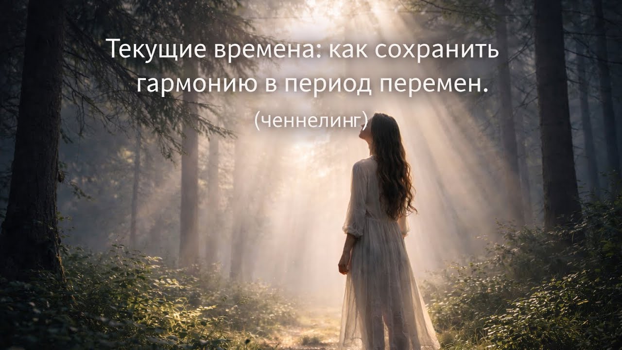 Текущие времена: как сохранить гармонию в период перемен. #ченнелинг 