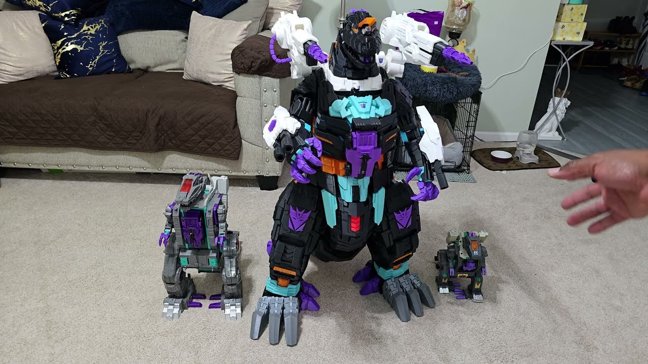 Transformers 3D Printed  Trypticon Review