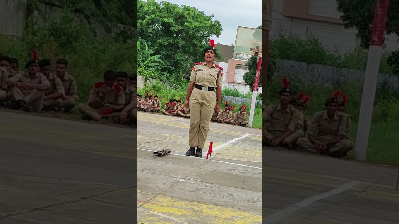 SAHU JAIN COLLEGE , NCC CADETS,DST PRECTICE BY SIMRAN KAUR