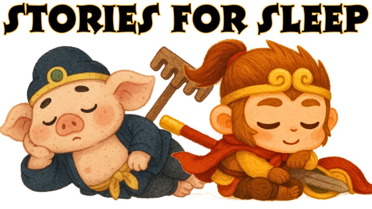 Sun Wukong: From Stone to Monkey King 🐒👑 Journey to the West Sleep Story (Rain Sounds)