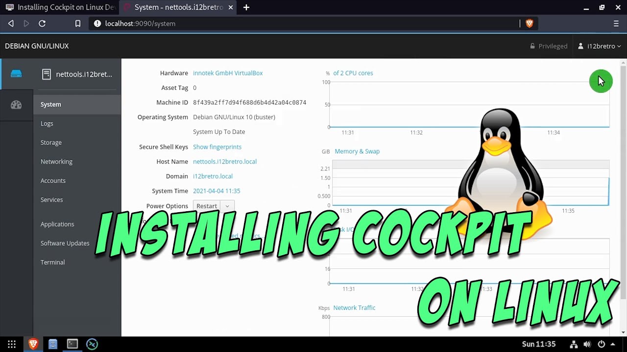 Installing Cockpit on Linux Device