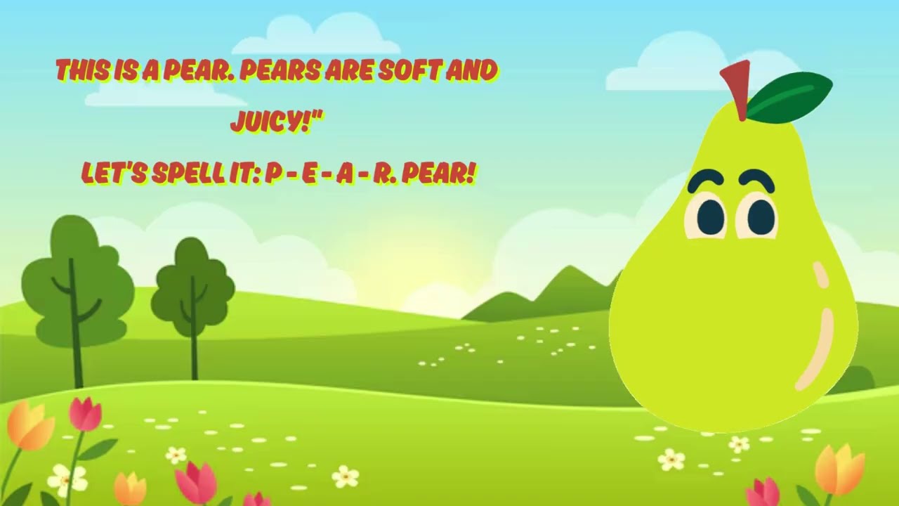 Fruits | Learn Fruit Names and Spellings for Kids