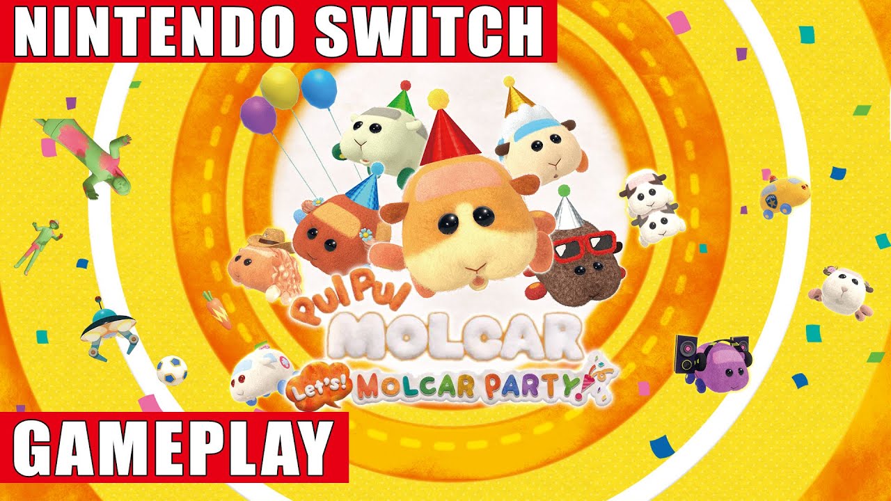 Pui Pui Molcar Let's! Molcar Party! Nintendo Switch Gameplay
