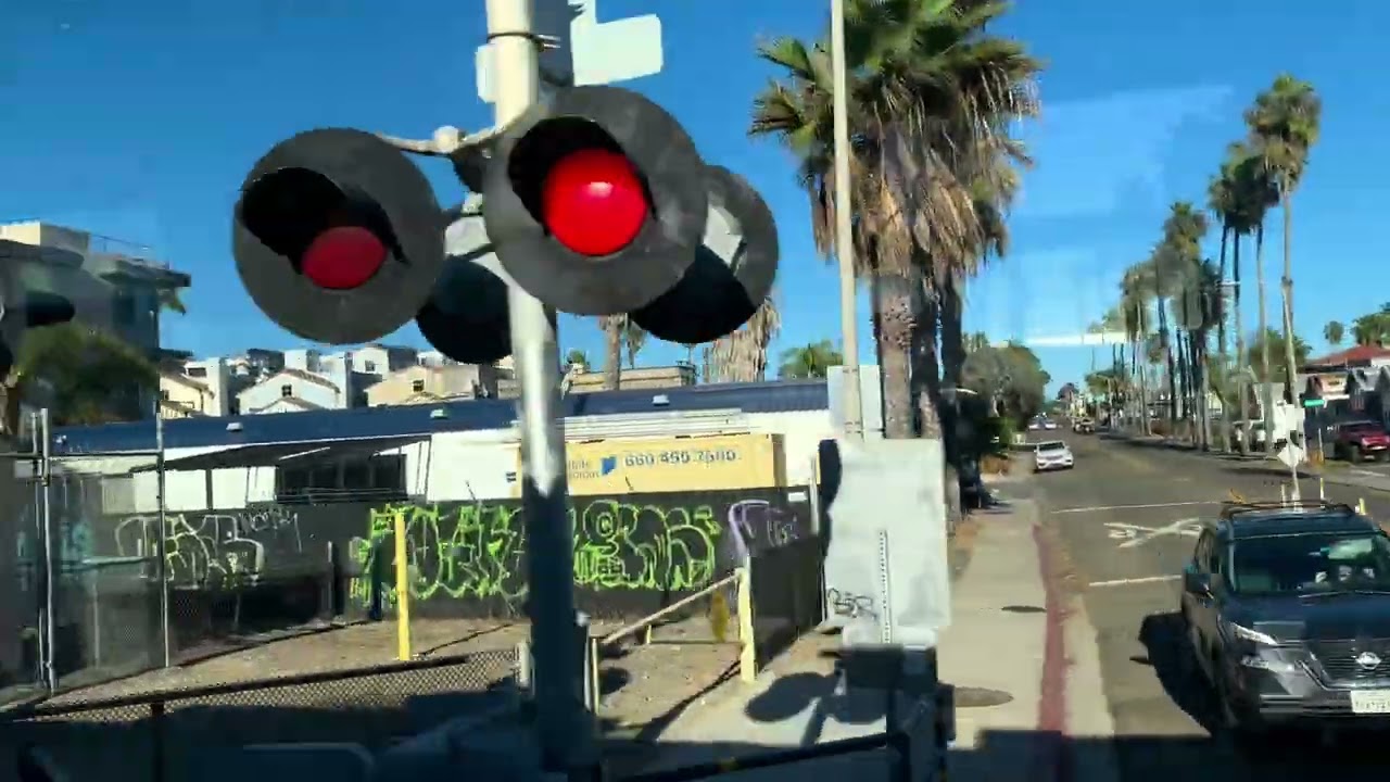 Seeing Spotted trains and buses At Oceanside transit center to San Clemente North Beach 11/13/24