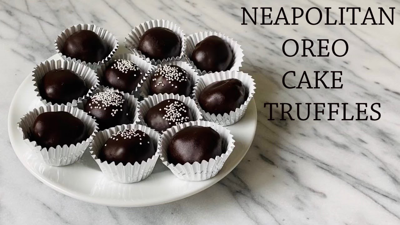 Trader Joe's Neapolitan Oreo Cake Truffle Recipe!