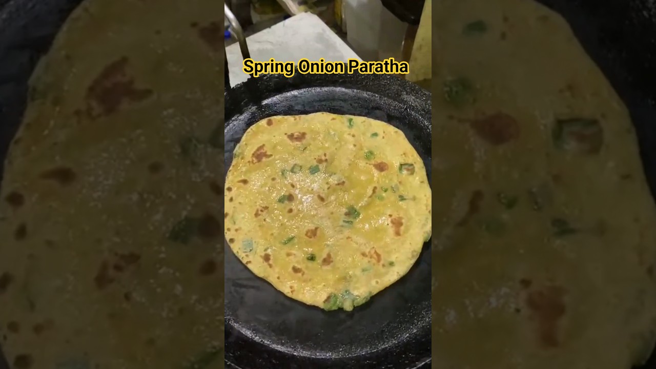 make Quick, simple and healthy  Spring Onion Paratha | हरे प्याज के पत्तों के पराठा 
