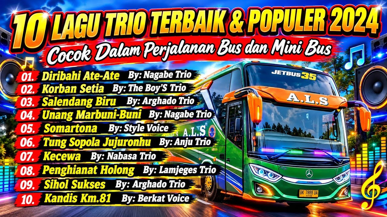 10 (Sepuluh) LAGU TRIO TERBAIK DAN POPULER Tahun 2024