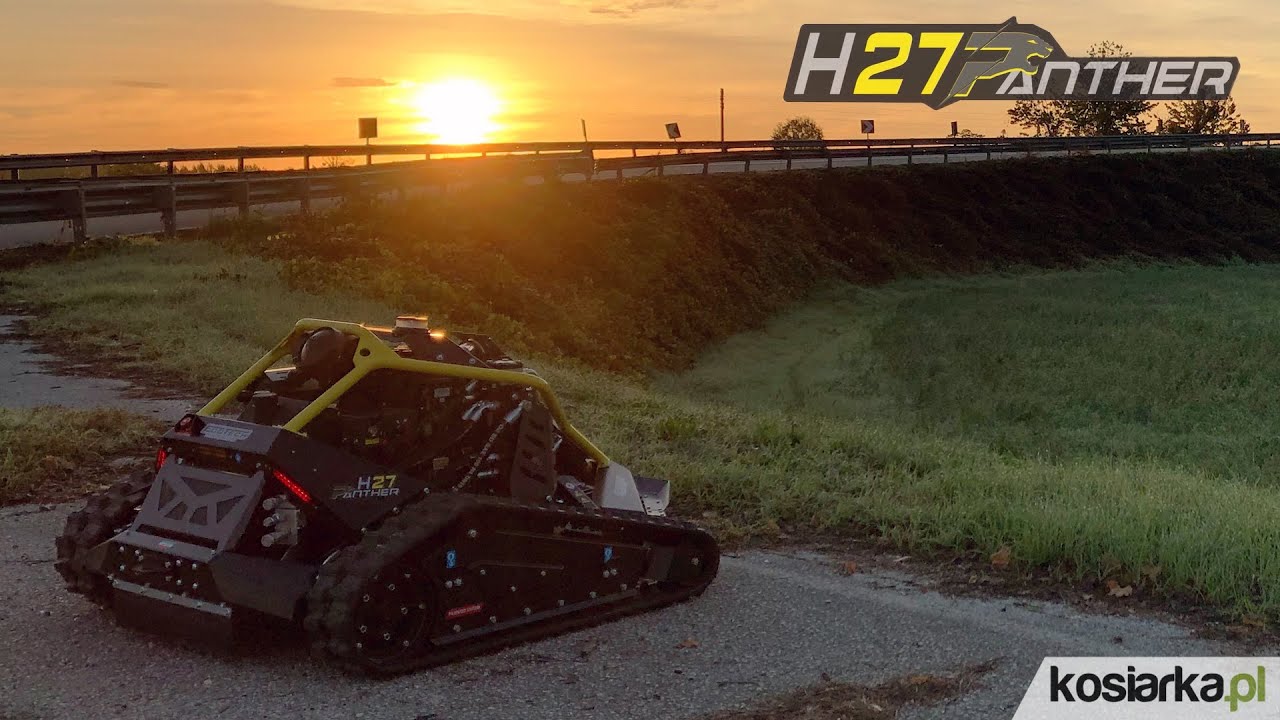 ⚠️ Kosiarka na Gąsienicach na Strome Zbocza Skarpy Stoki Nieużytki⚠️ H27 Panther