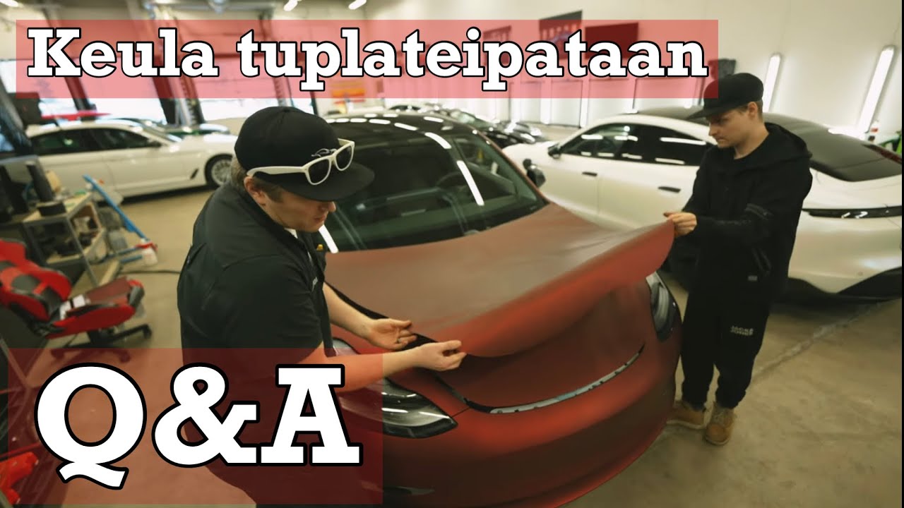 Teslan-teippaus-Vlog päivä 4 - viimeistelyä ja Q&A