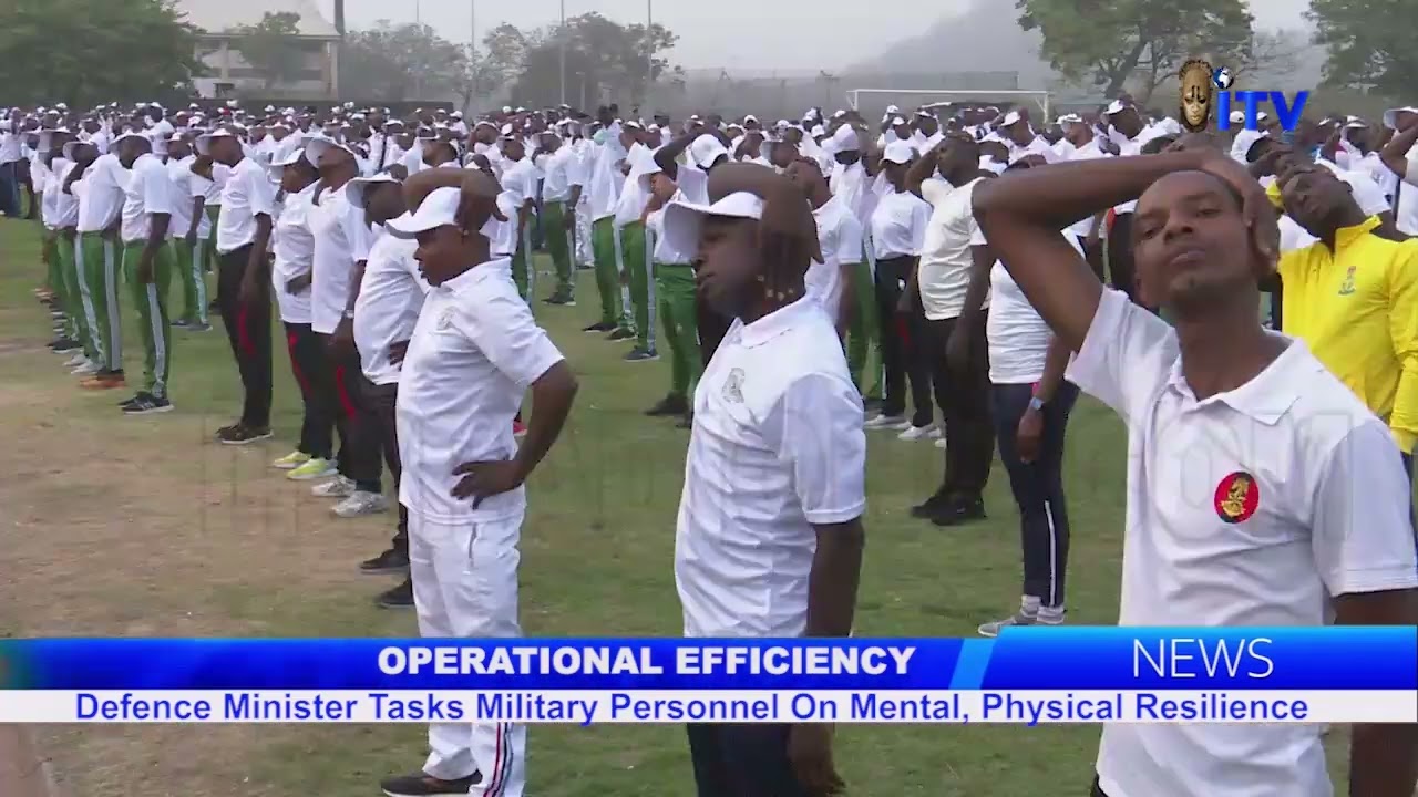  Defence Minister Tasks Military Personnel On Mental, Physical Resilience for Operational Efficiency