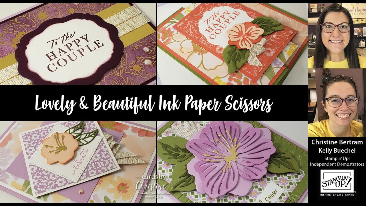 Ink Paper Scissors featuring Lovely & Beautiful with Cards by Christine