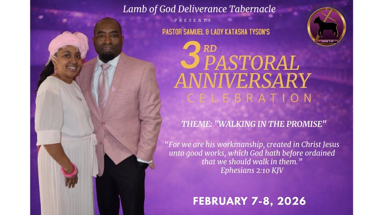 3rd Pastoral Anniversary | Saturday Afternoon Service | 2-7-26