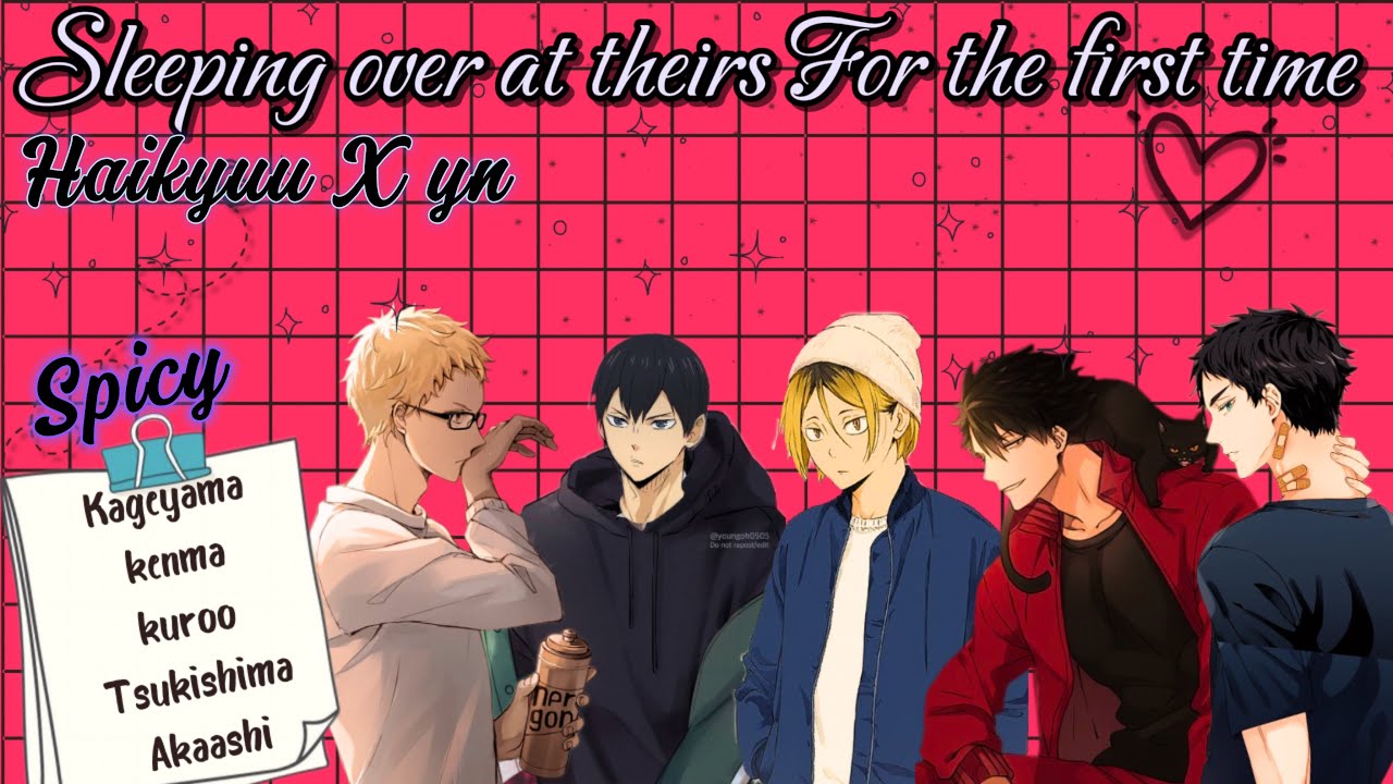 Haikyuu x y/n texting stories || first time sleeping over at their place as their girlfriend
