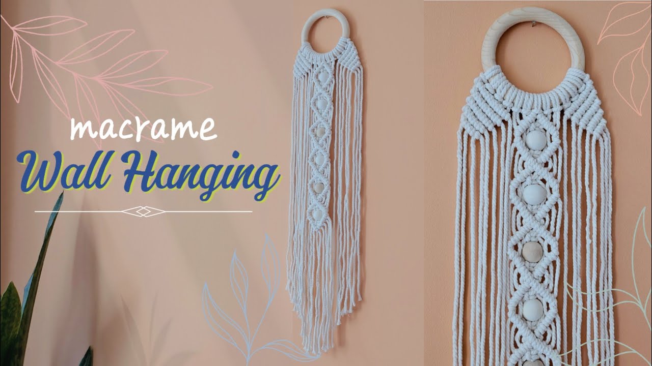 DIY Narrow Macrame Wall Hanging | Easy Tutorial for Beginners ✨