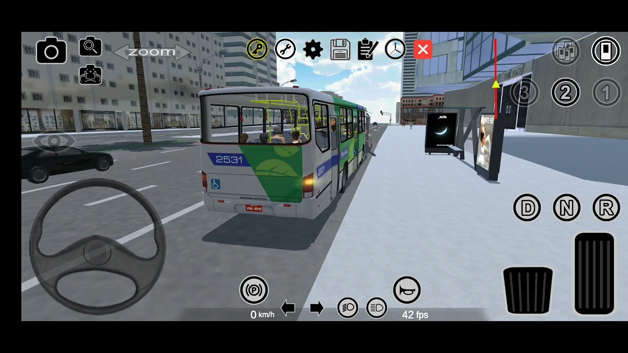 Linha 407U-10 Cidade Universitária Via Radial Proton bus Simulator 